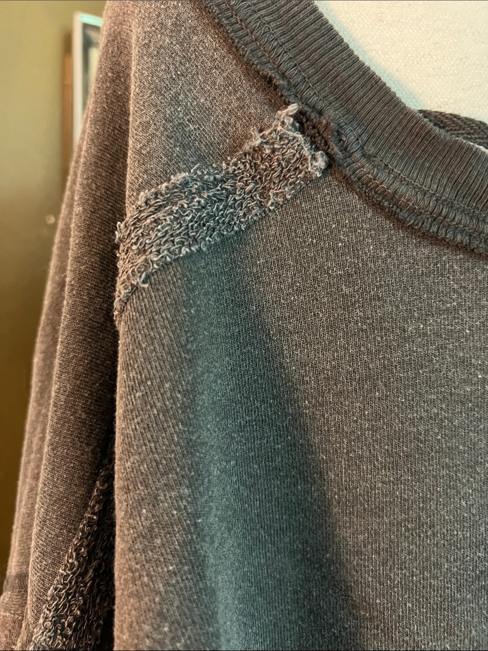 Free People We The Free GraphiPullover V neck Sweatshirt with Heart Bird Graphic - Picture 7 of 10